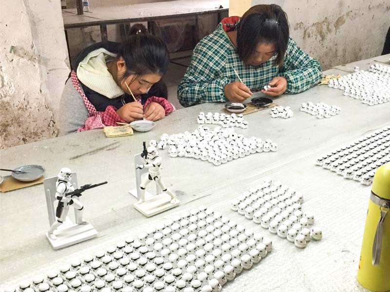 上海　ポリ成型工場