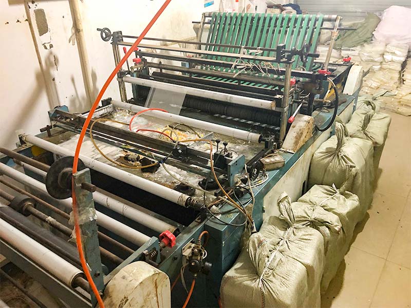 義烏　PE製袋工場