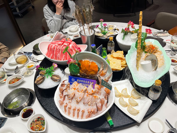 中国の海鮮料理屋さん