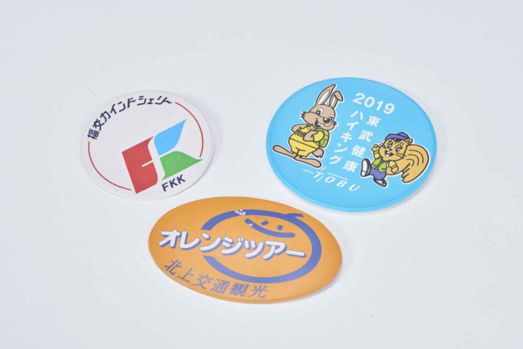 軟質PVCバッジ（ビニールバッジ/塩ビバッチ/ビニールワッペン）のOEM生産