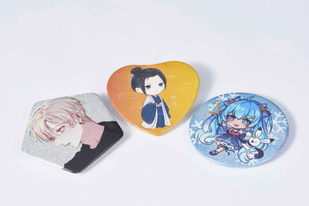 ホロフィルム缶バッチのOEM生産
