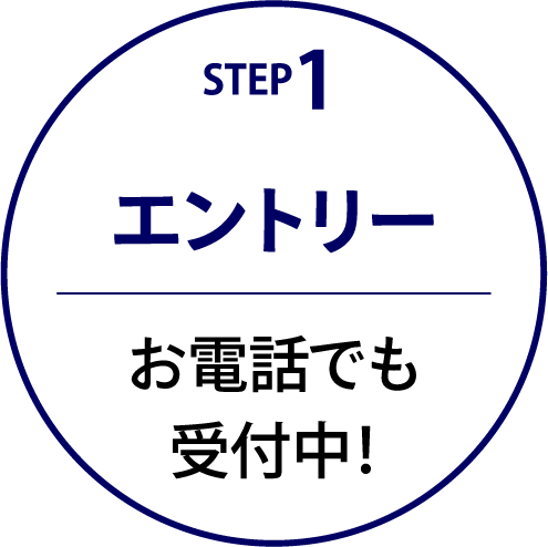 選考フロー1、エントリー