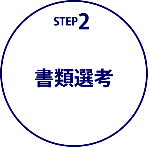 選考フロー2、書類選考