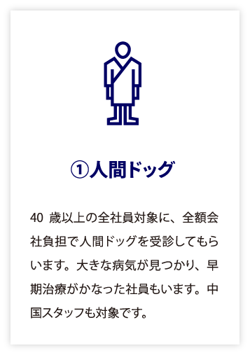 福利厚生①人間ドッグ