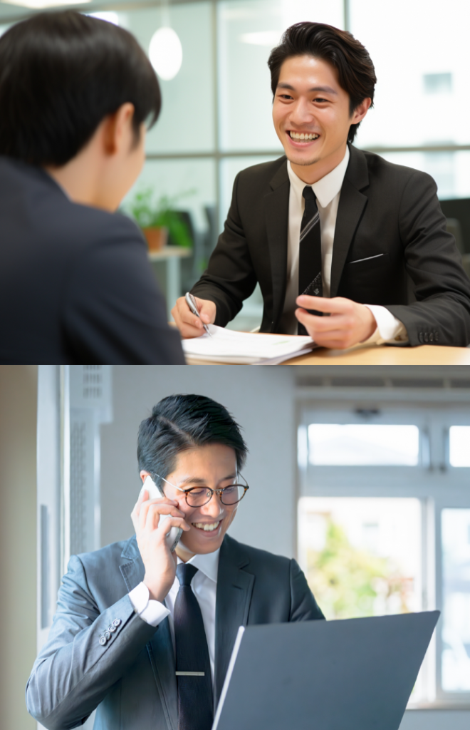 得意先訪問、打合せ